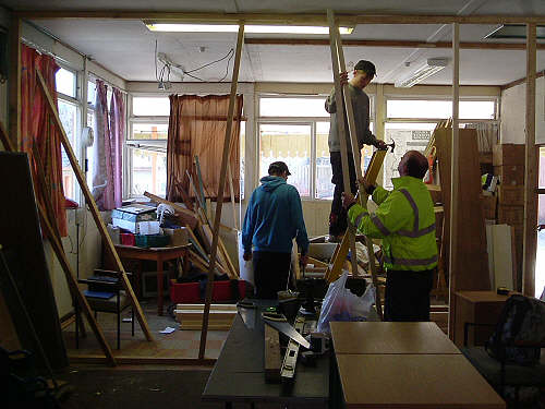 The New Offices under Construction