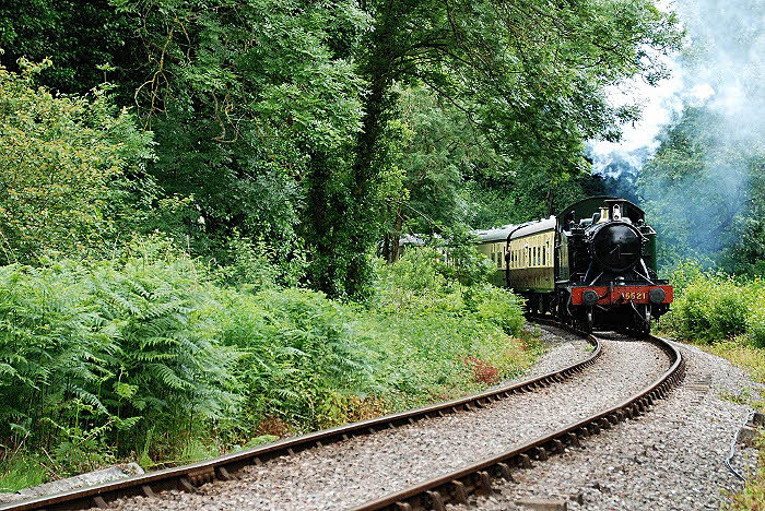 Visiting 5521 Prairie in use for the steam gala