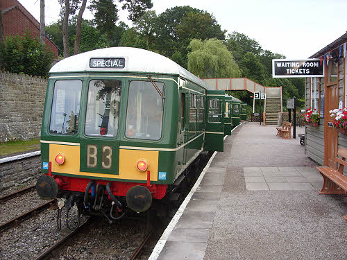The Fish and Chip DMU at Parkend