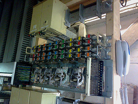 Line Circuit and Uniselector Mechanisms in place for the Lydney Signal Box Exchange