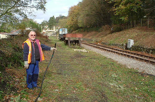 The cable length was a bit short at Parkend