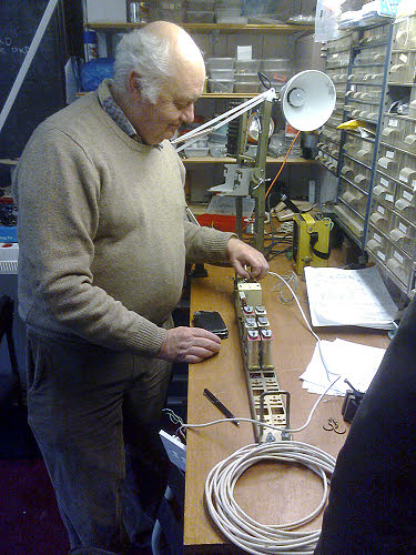 Peter with his completed PW relay set