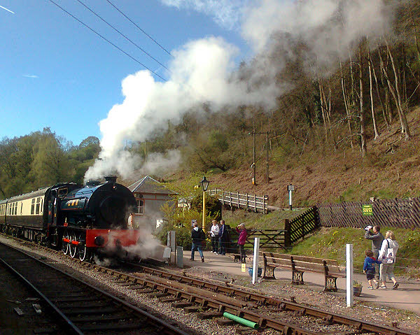The Longmoor Military Railway 060 Saddle Tank Rennes having a run out