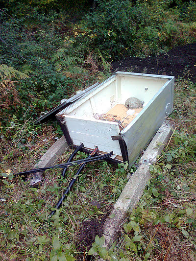 The damage to Parkend DP1E