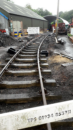 Relaying the long siding