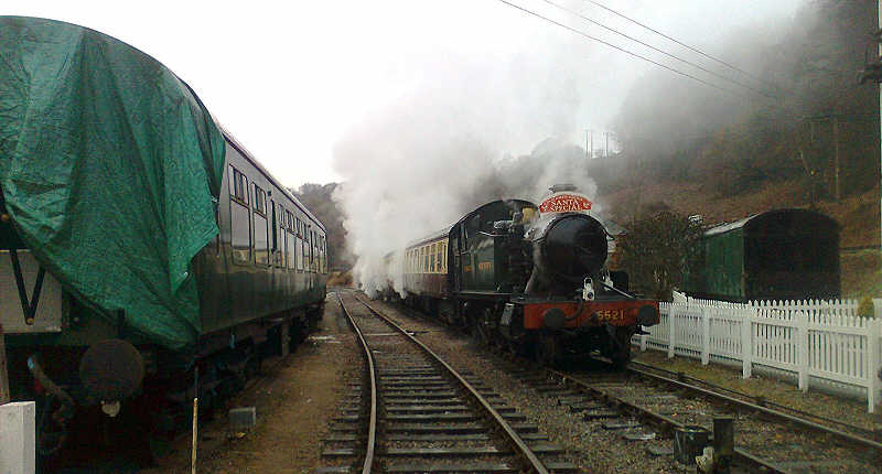 Santa train at Norchard