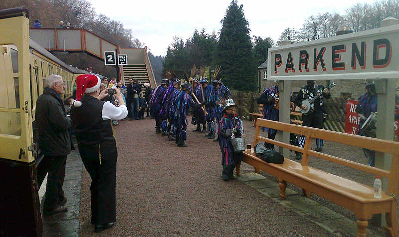 Celebrations at Parkend