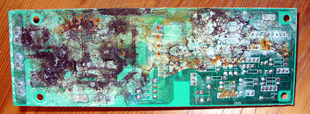 Corroded Circuit Board from De-humidifier