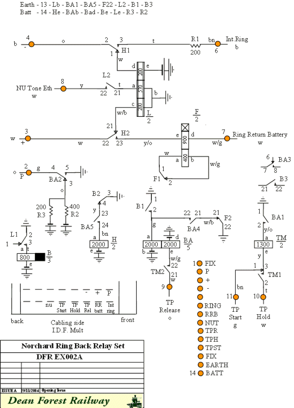 Norchard  Exchange Ring Back Circuit
