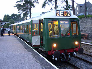 The DFR's class 108 DMU at Parkend