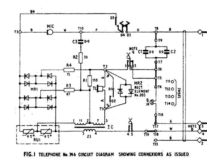 746 tele Circuit Diagram