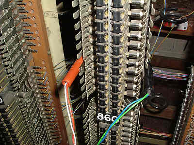 Tester jacks in line protector springs